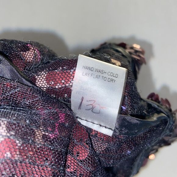 Ladies sequined cropped waterfall jacket size XL Dolce Cabo - Picture 5 of 5